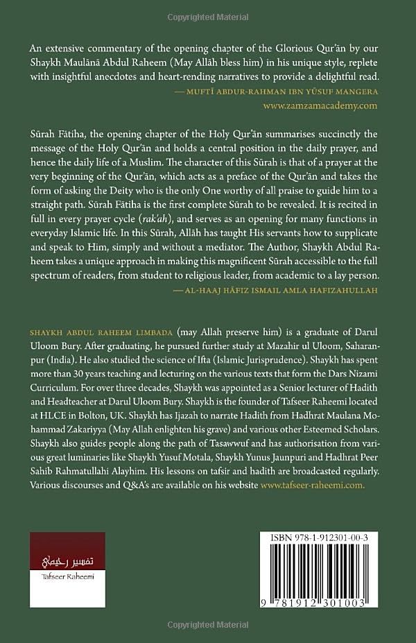 Tafsir of Surah Fatiha