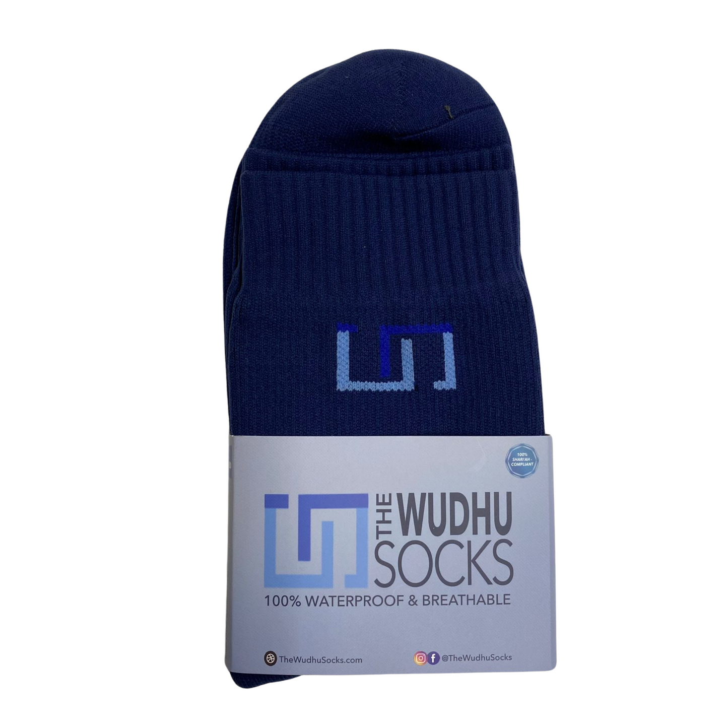 The Wudhu Socks Waterproof (Blue)