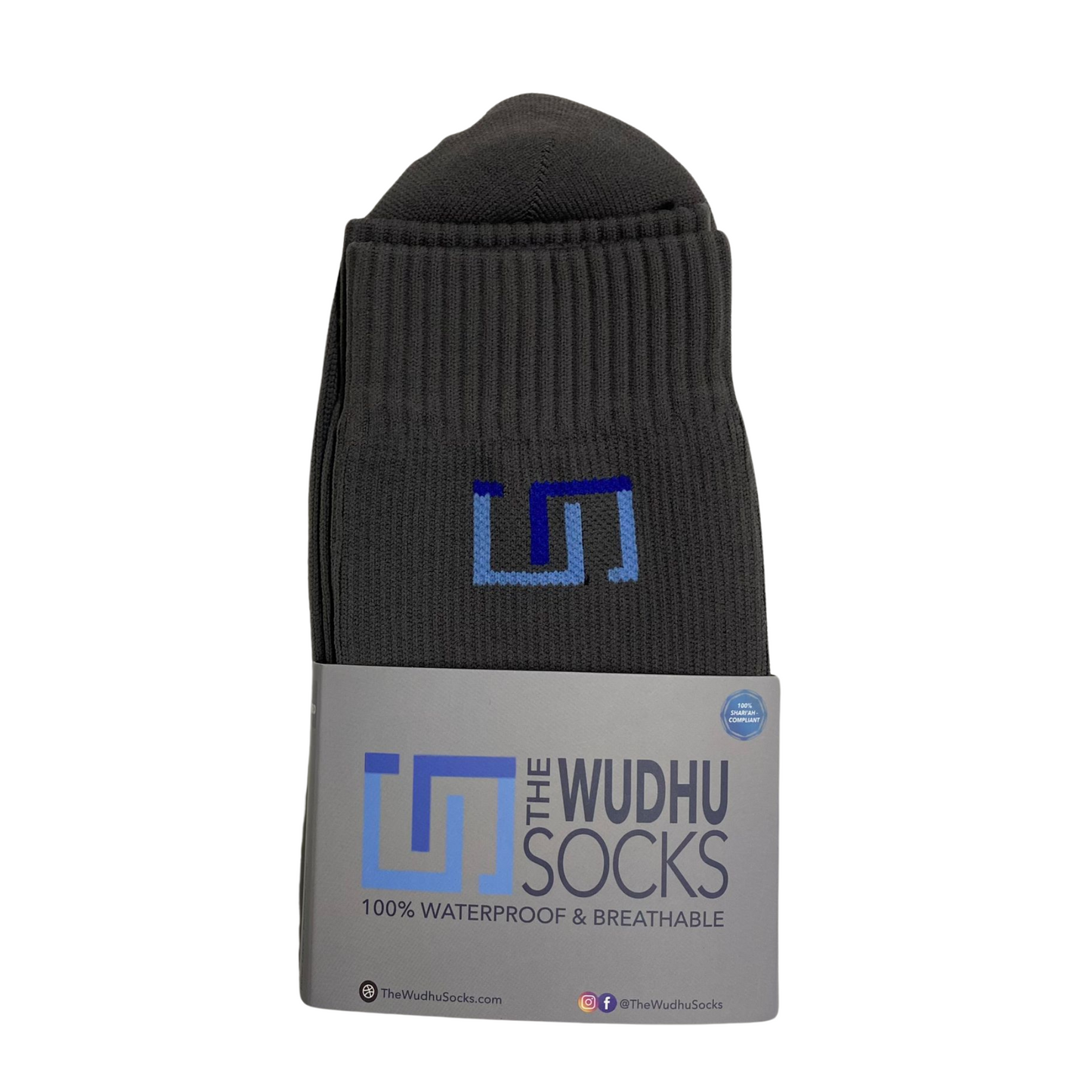 The Wudhu Socks Waterproof (Gray)