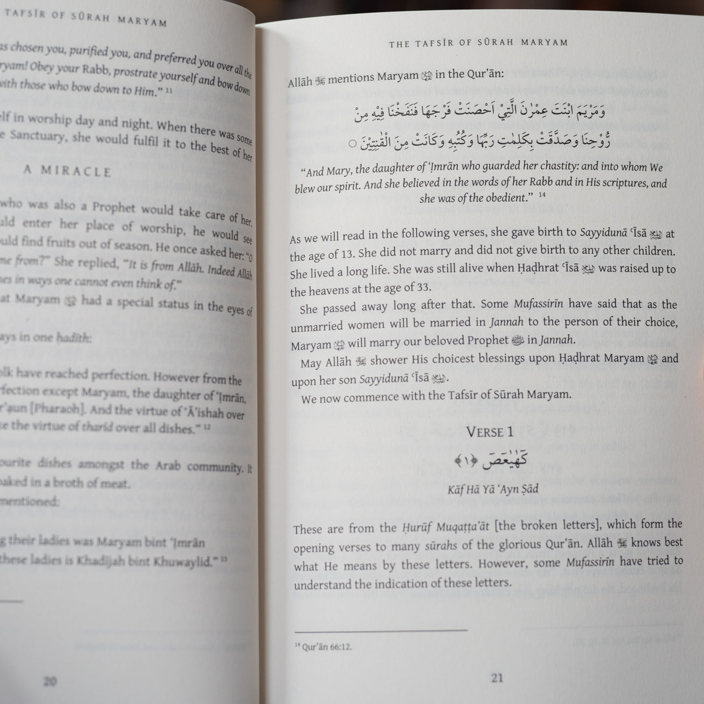 Tafsir of Surah Maryam