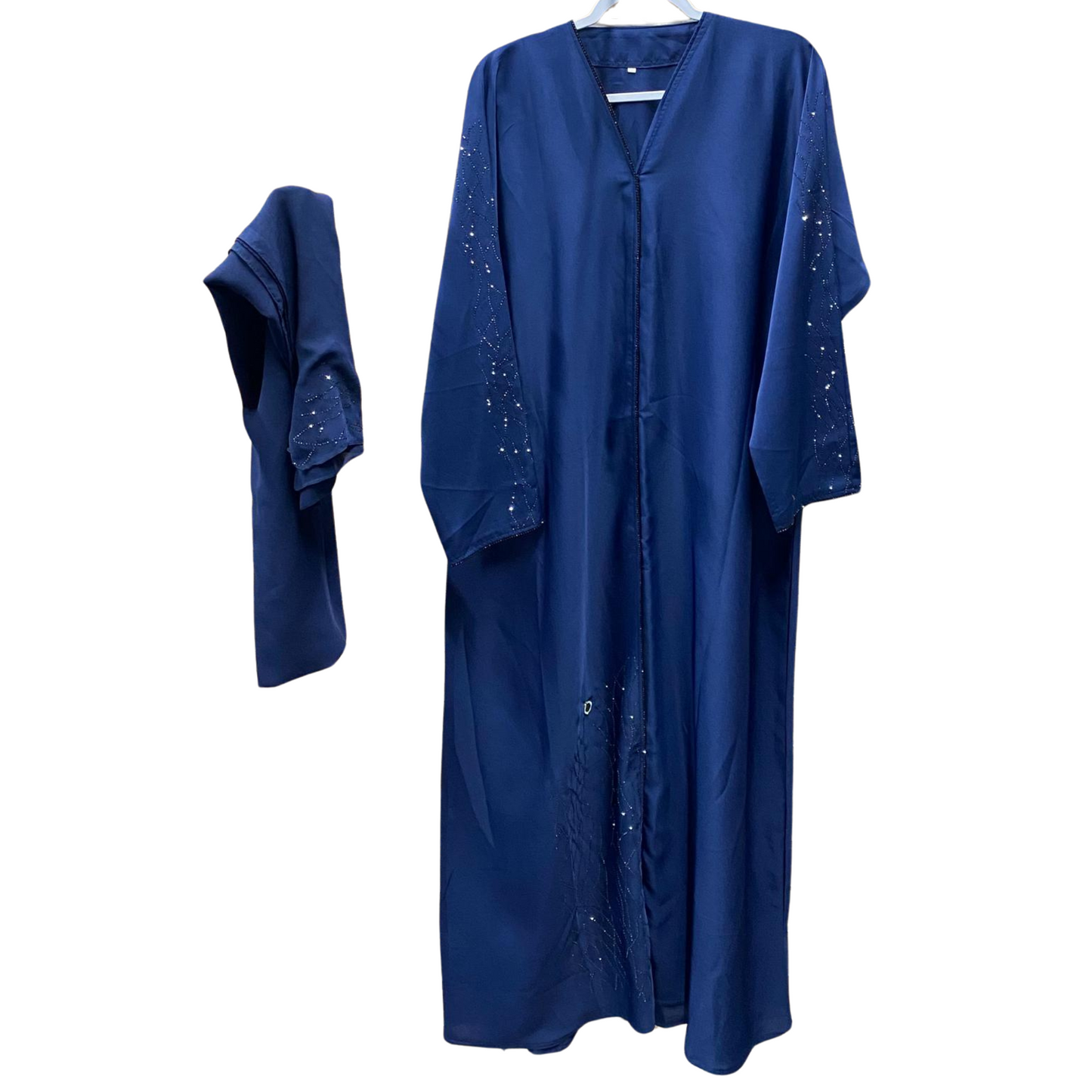 Sequined Button Up Abaya