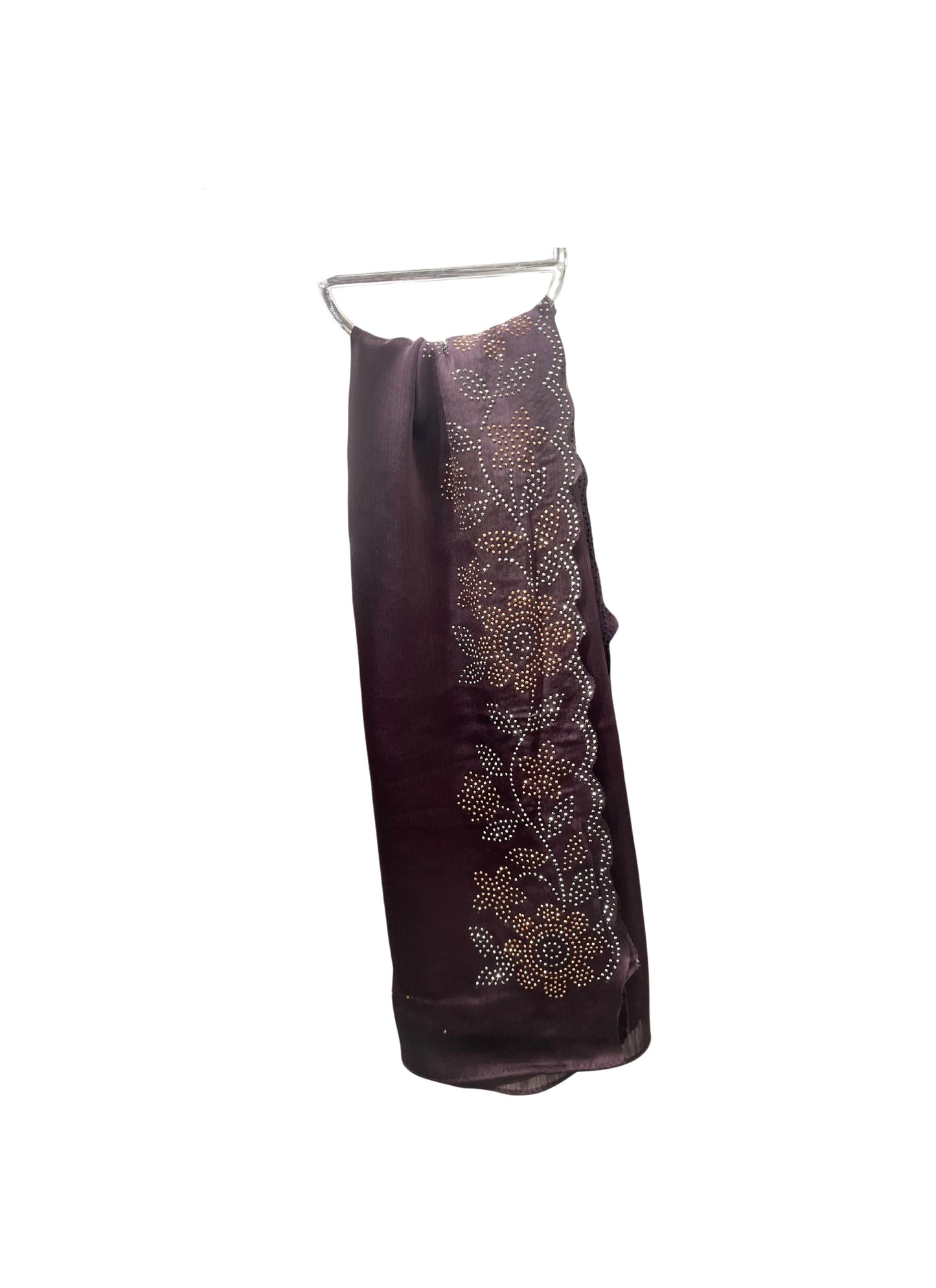 Silky Sequined Chiffon Hijab