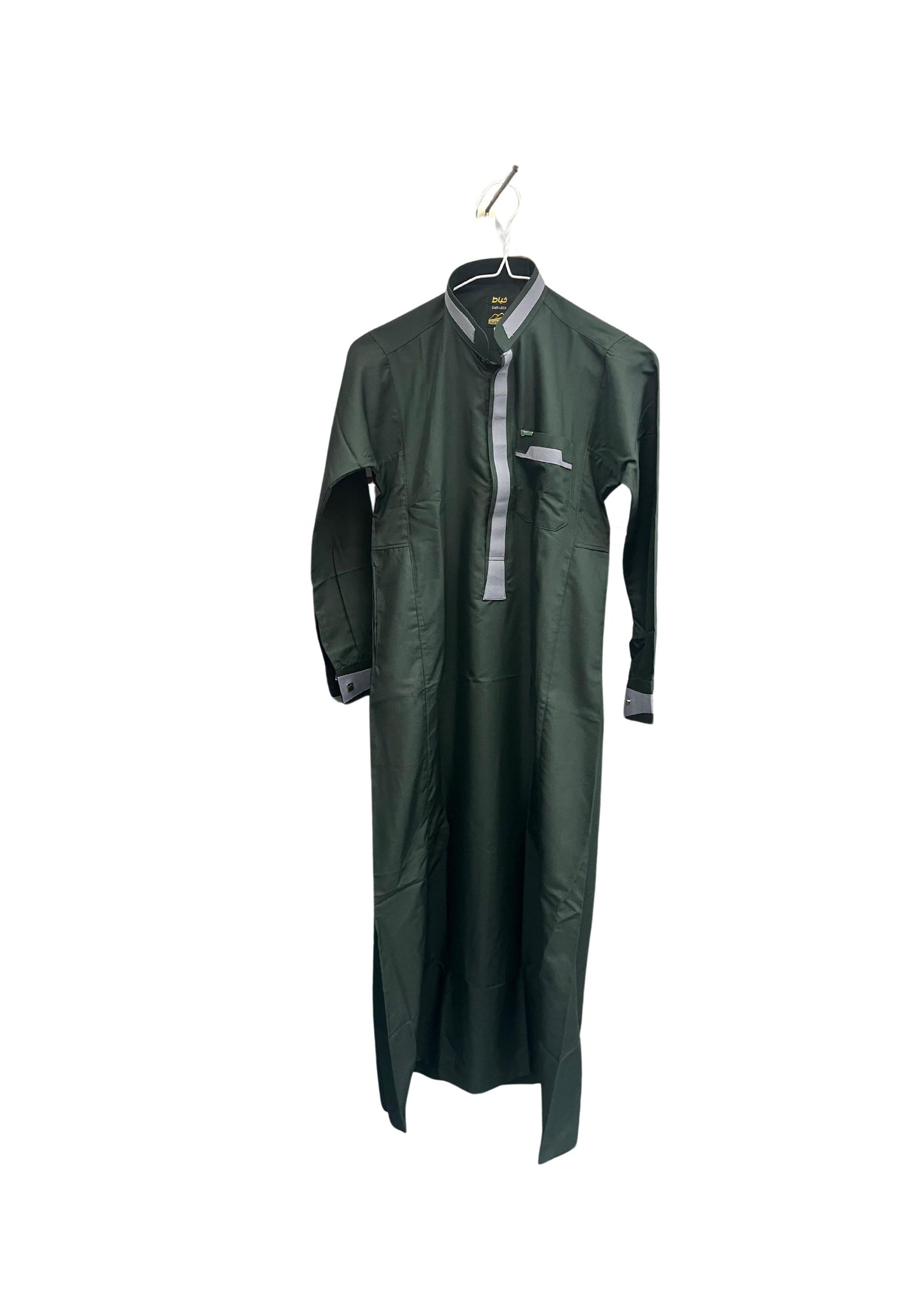 Giash Uddin Dark Green Kids Thobe