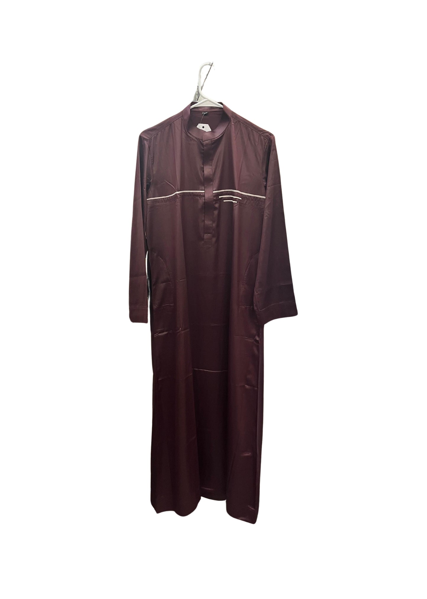 Maroon Front Stripe Thobe