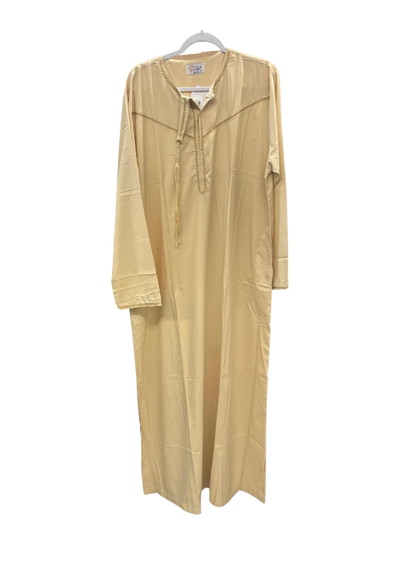 Light Tan Thobe without Collar