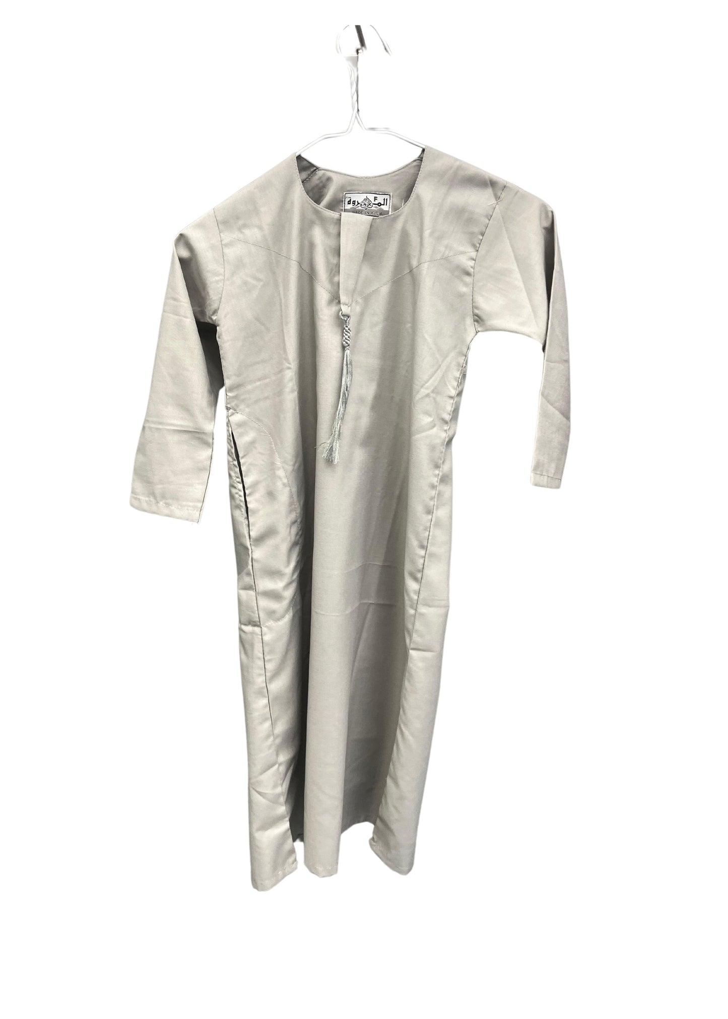 Kids Thobe Light Gray