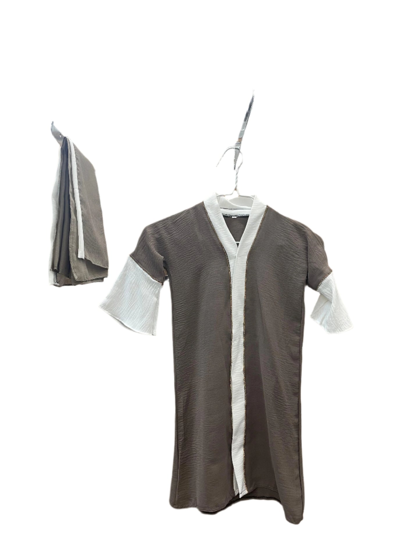 Girls Comfortable Button Up Abaya