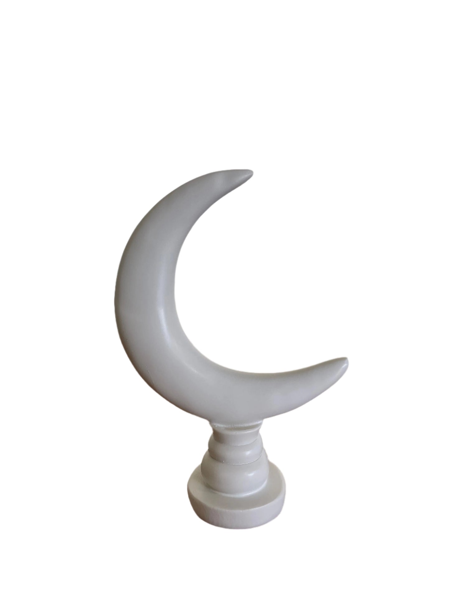 Small White Moon Decor