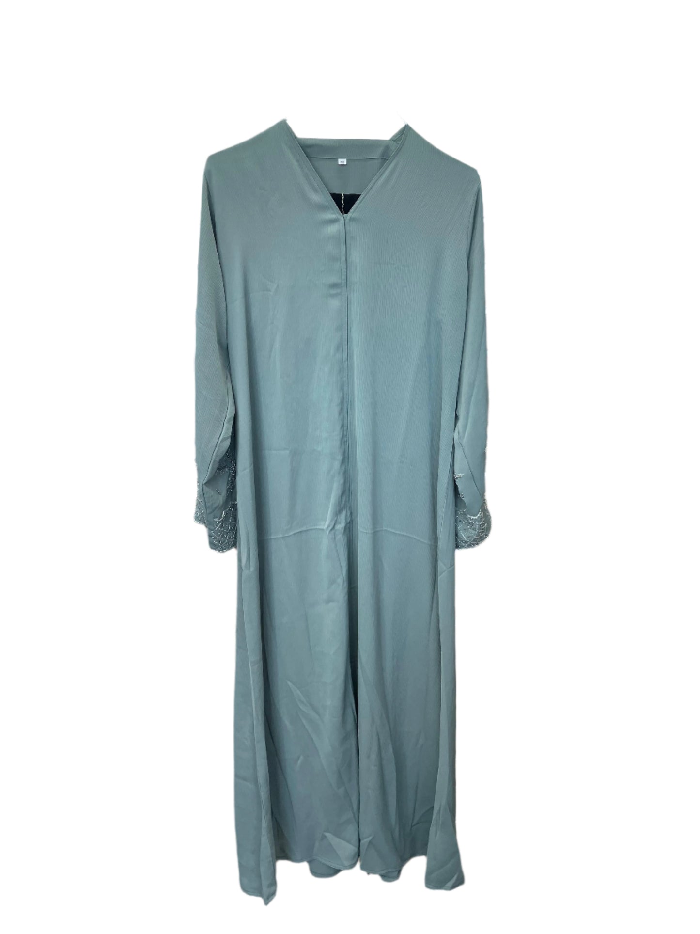 Colorful Abaya with Sleeve Sequins