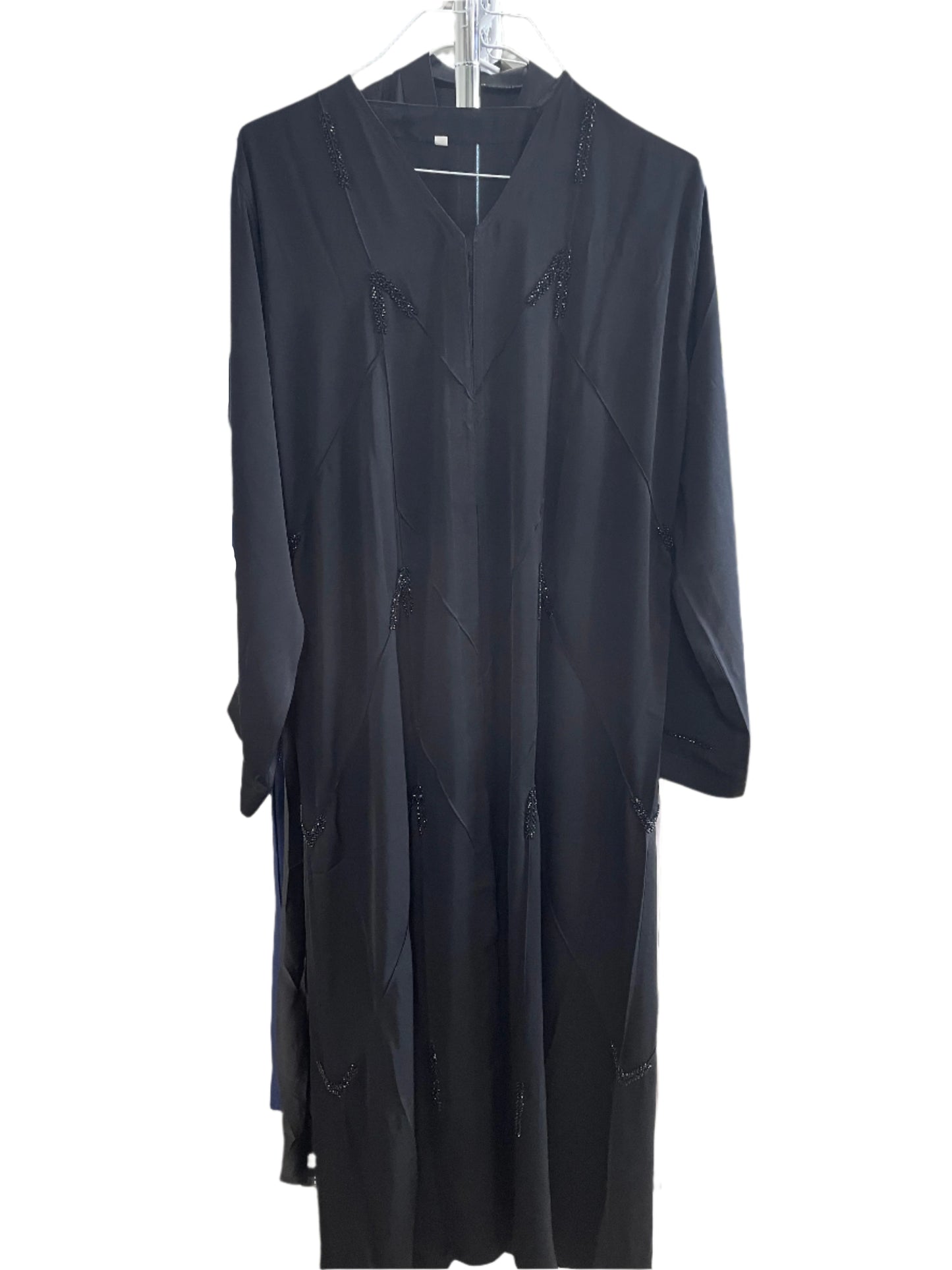 Flowy Black Sequined Abaya