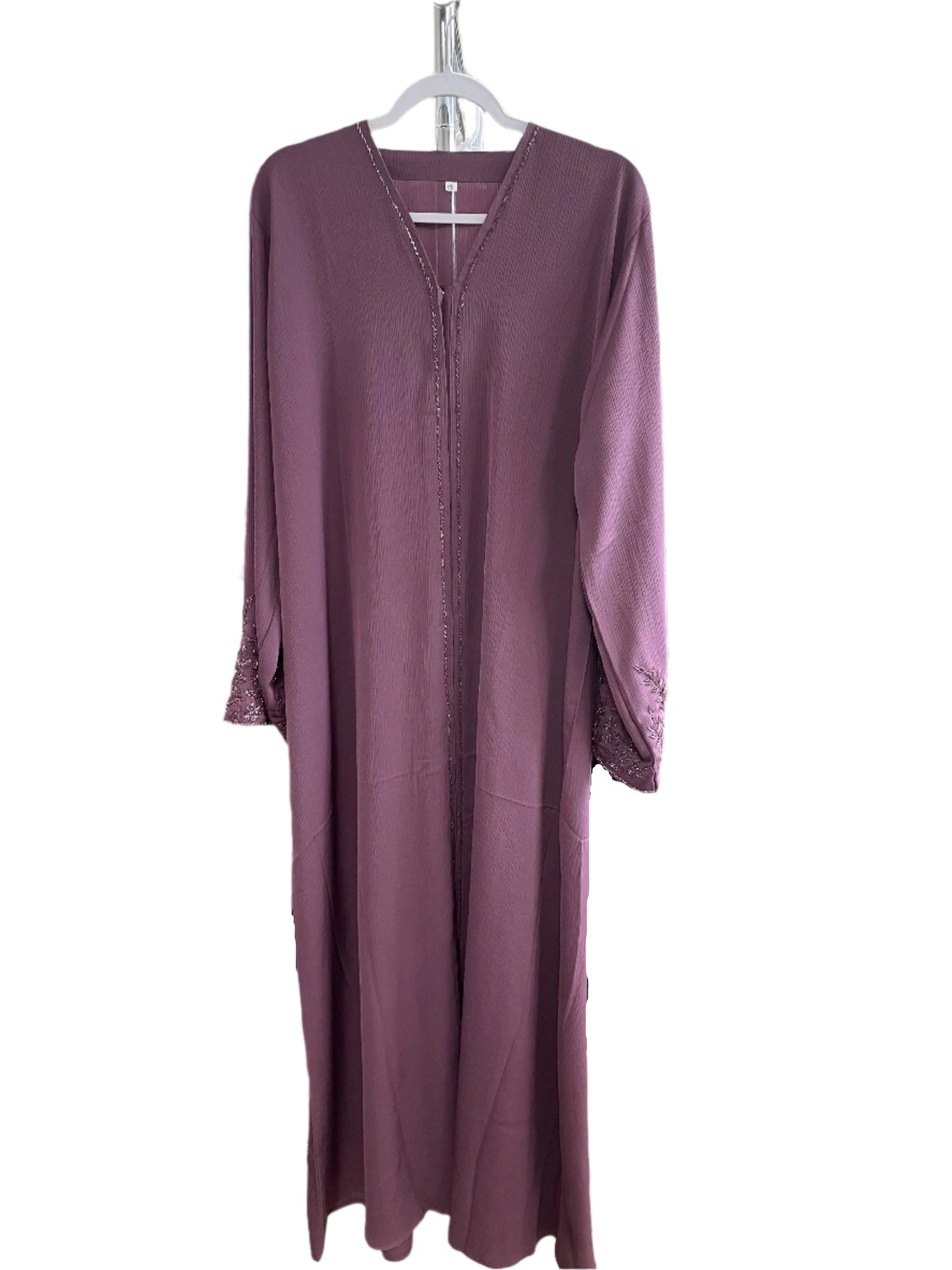 Colorful Sequined Sleeve Abayas