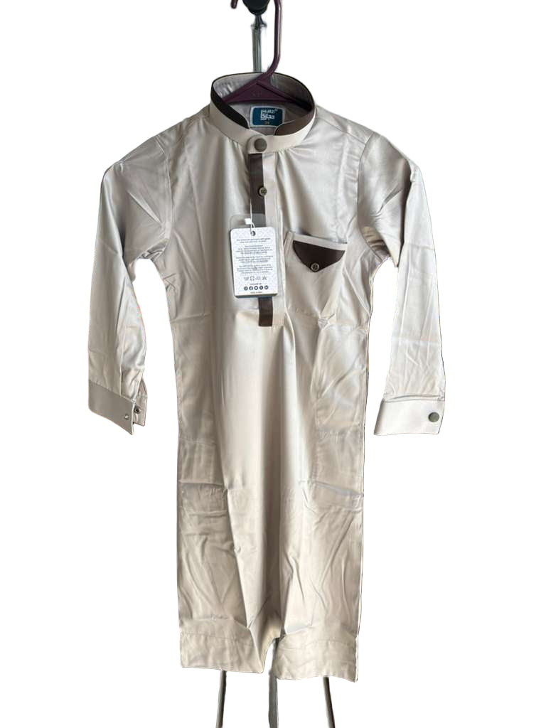 Hijazi Kids Silver Thobe