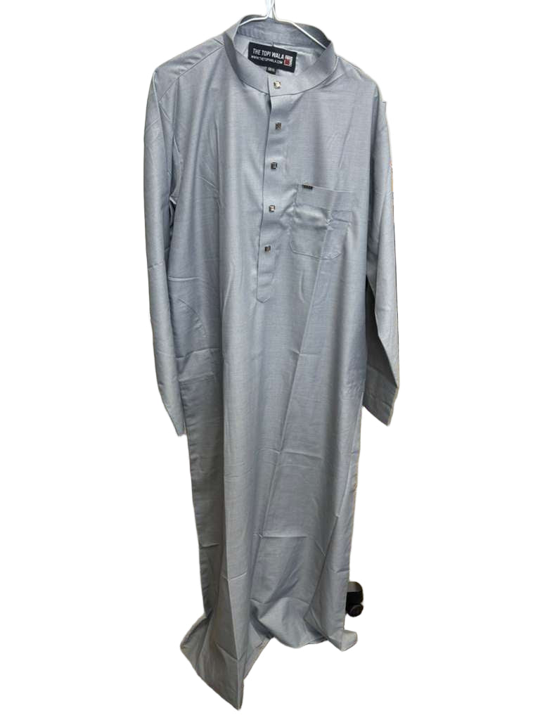 Solid Grey Thobe