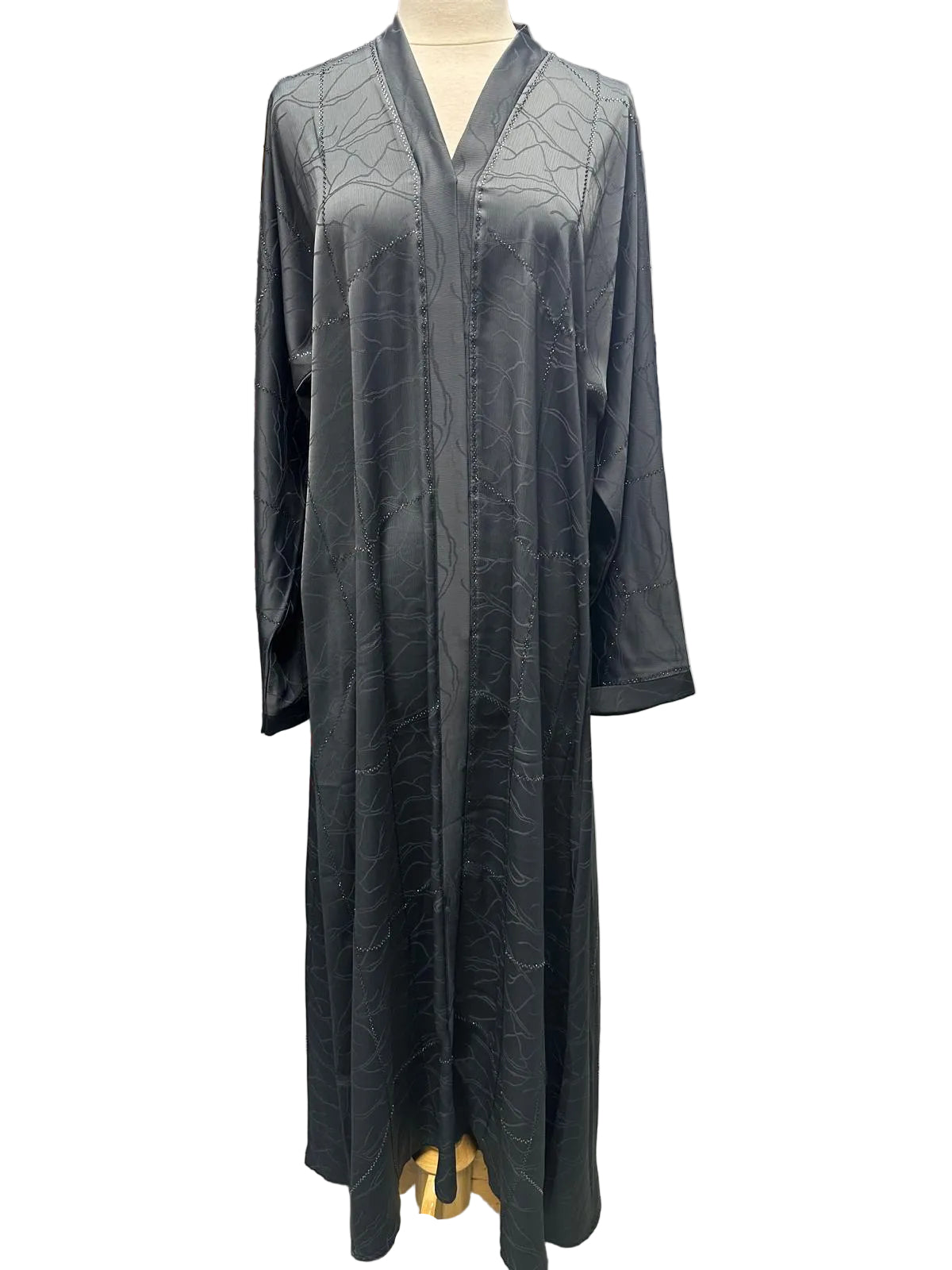Silky stonework Abaya