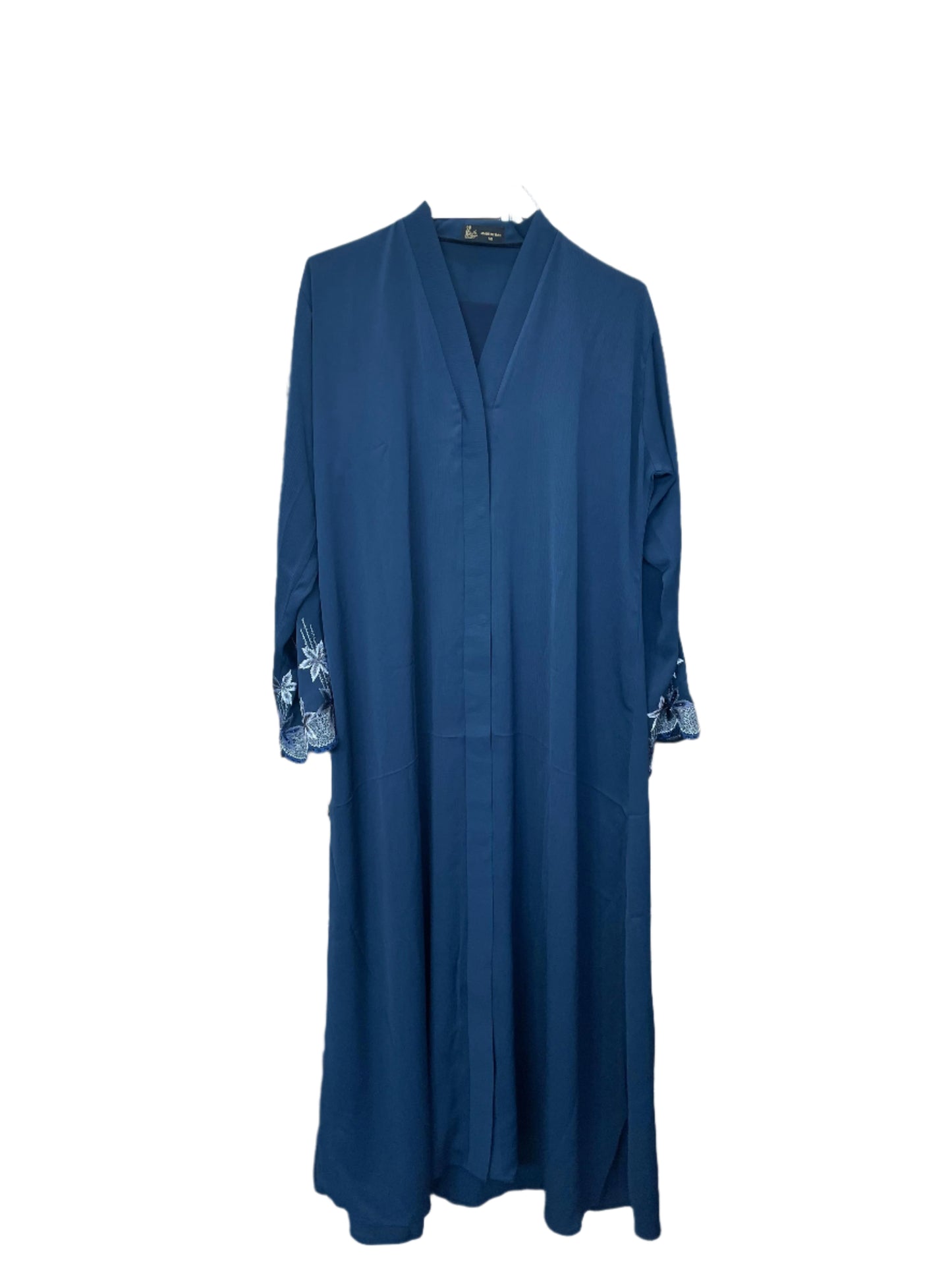 Beautiful Abaya with Floral Sleeve Print