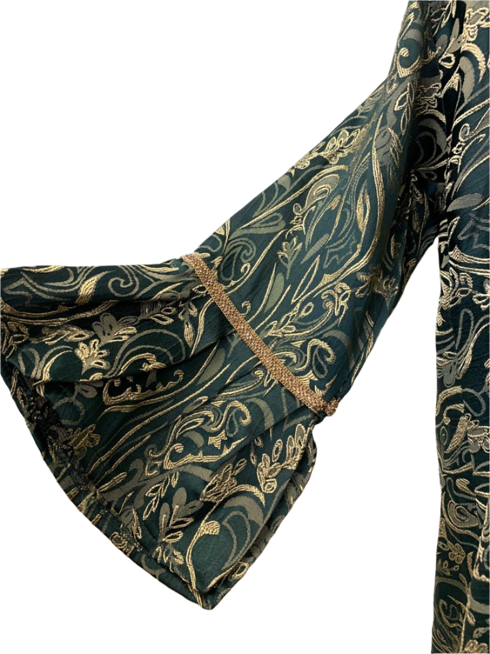 Girls Two-Piece Abaya Green