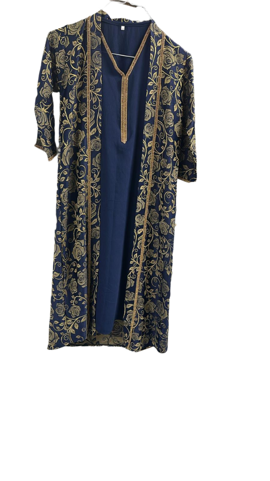 Girls Tow Piece abaya's Floral Print