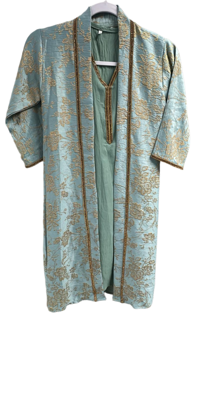 Girls Tow Piece abaya's Floral Print