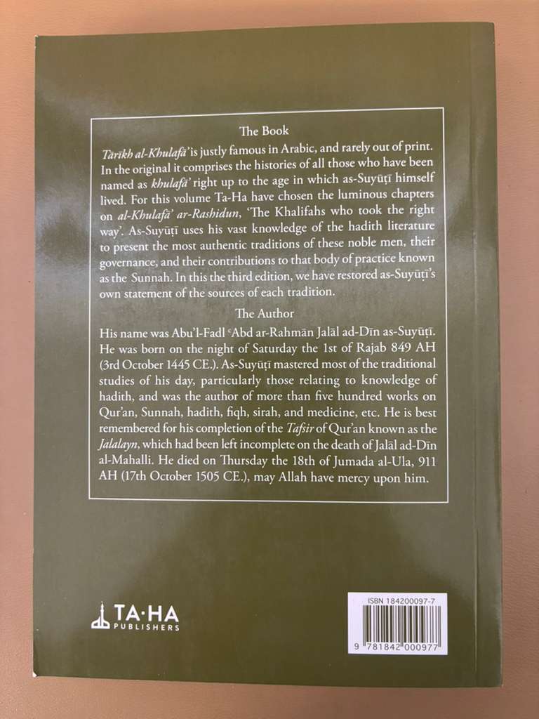 The History of the Khalifahs Who Took the Right Way