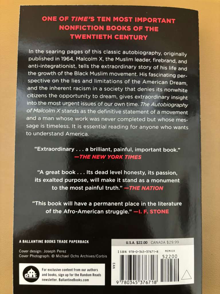 The Autobiography of Malcolm X