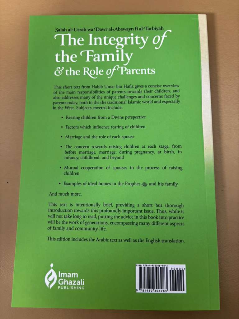 The Integrity of the Family and the Role of Parents