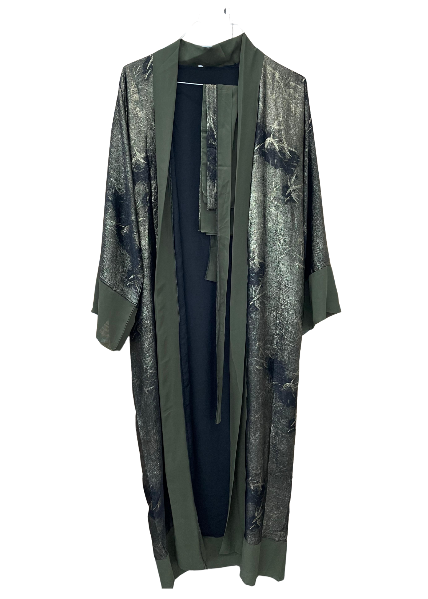 Lightweight Green Velvety Abaya