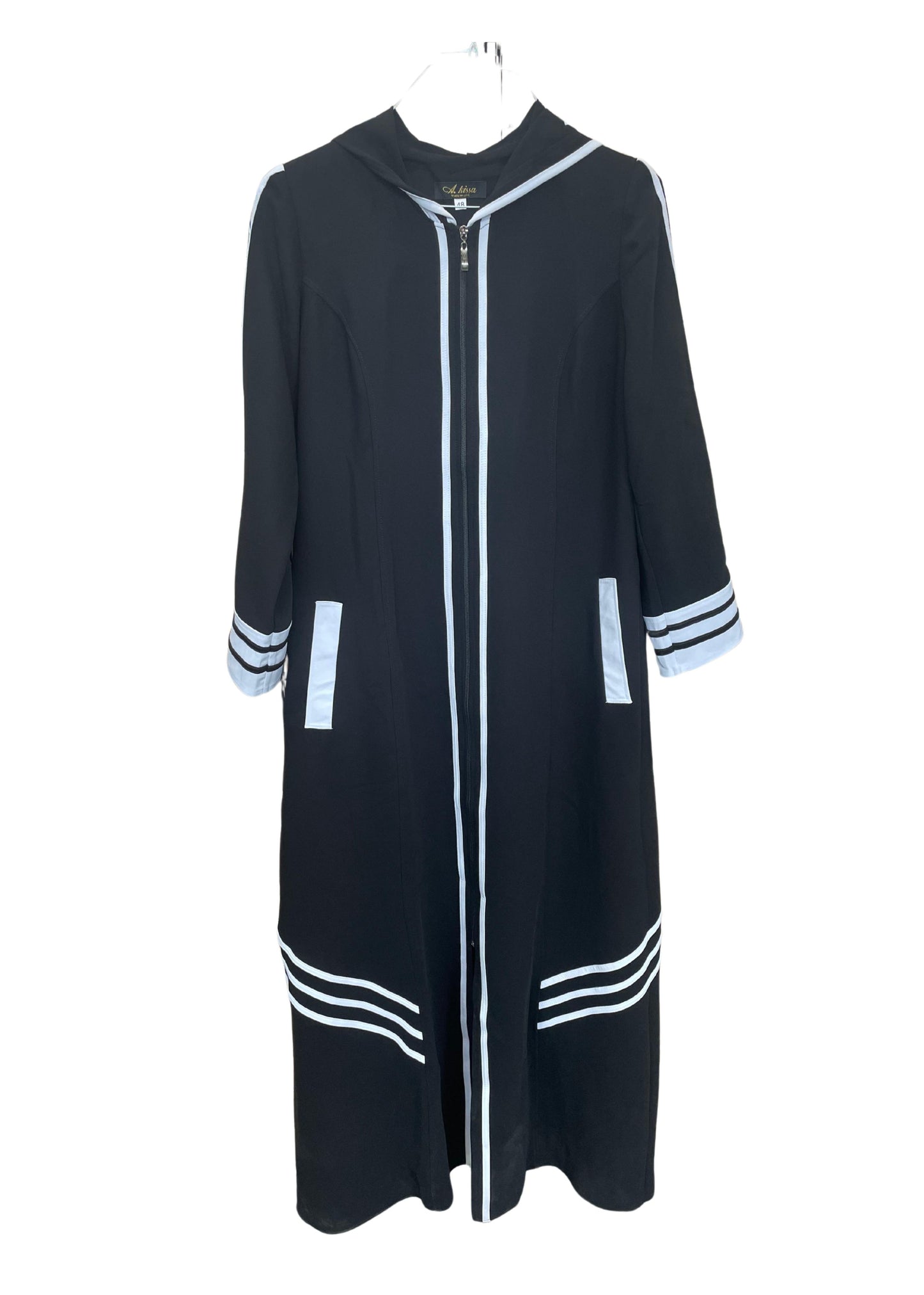 Comfortable Hooded Jacket Abaya