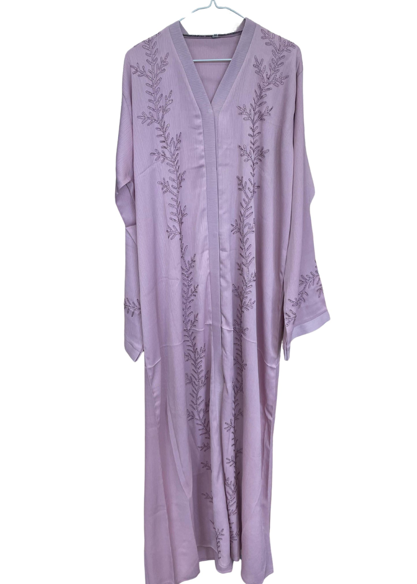 Silky Abaya with Delicate Branch Design