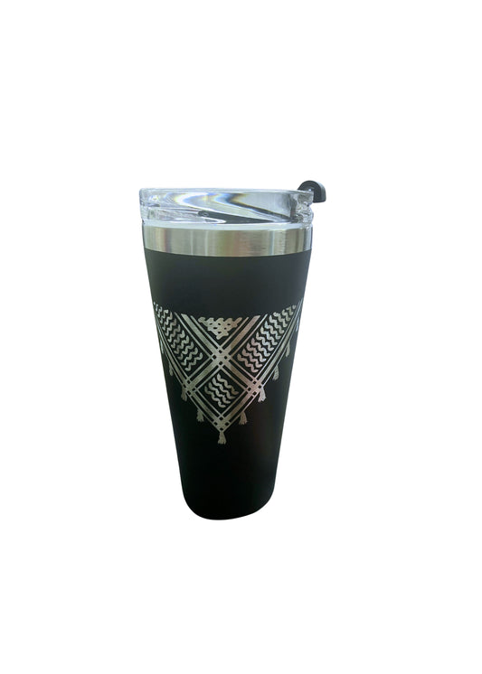 Palestine Keffiyeh Tumbler Cup