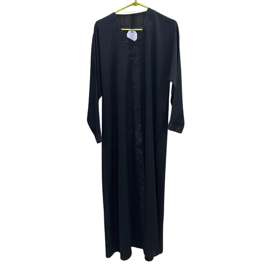 Black Abaya with Sequins