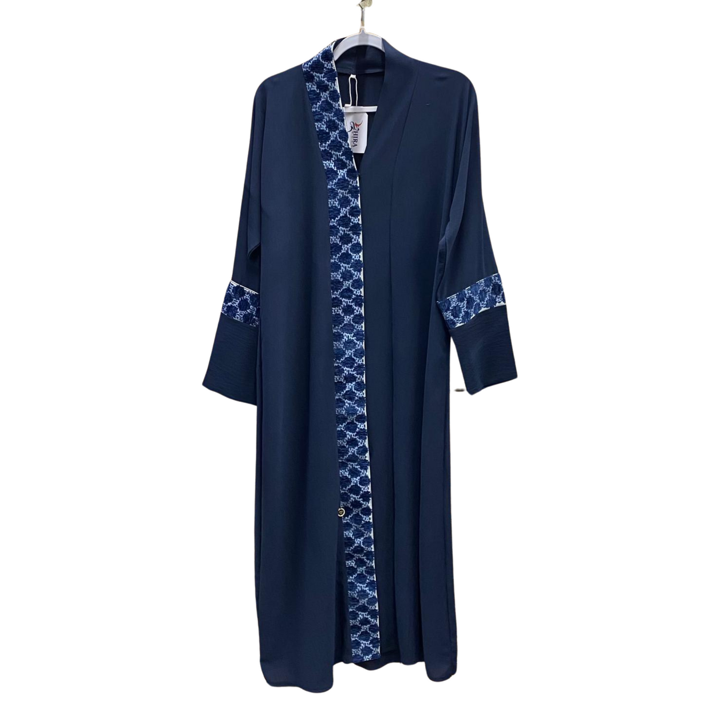 Abaya with Soft Polka Dot Design