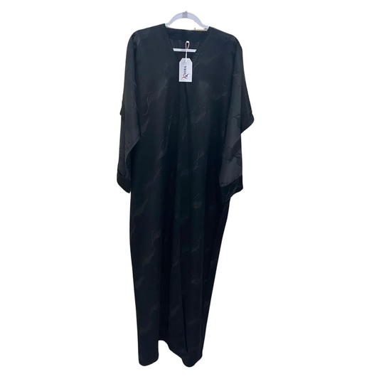 Black Abaya with Minimalist Design