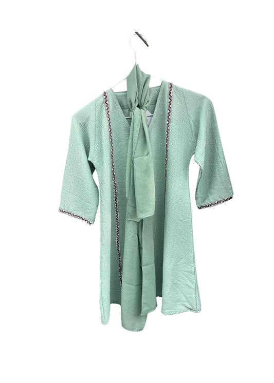 Mint Green Girls Abaya