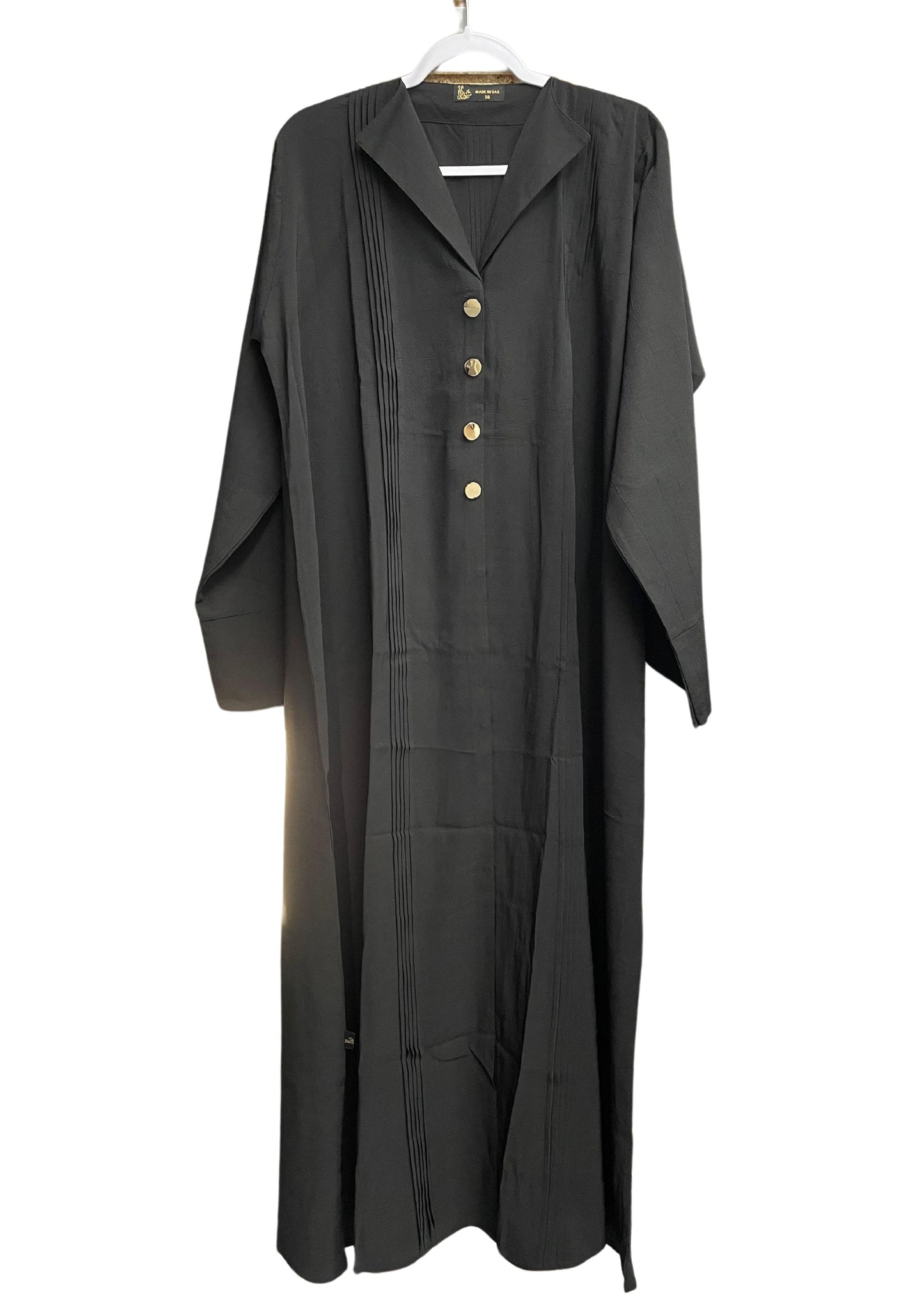 Collared Abaya with Buttons