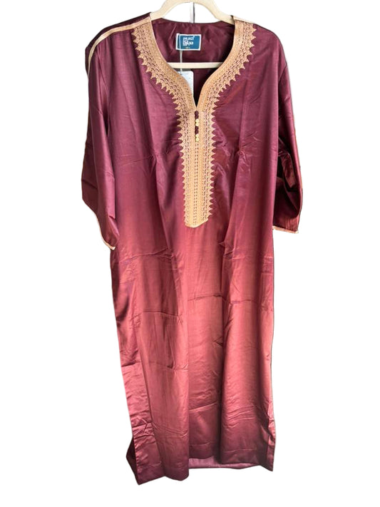 Hijazi Maroon Moroccan Thobe