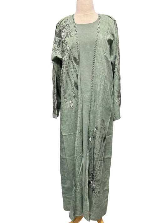 Cotton two-piece Abaya's