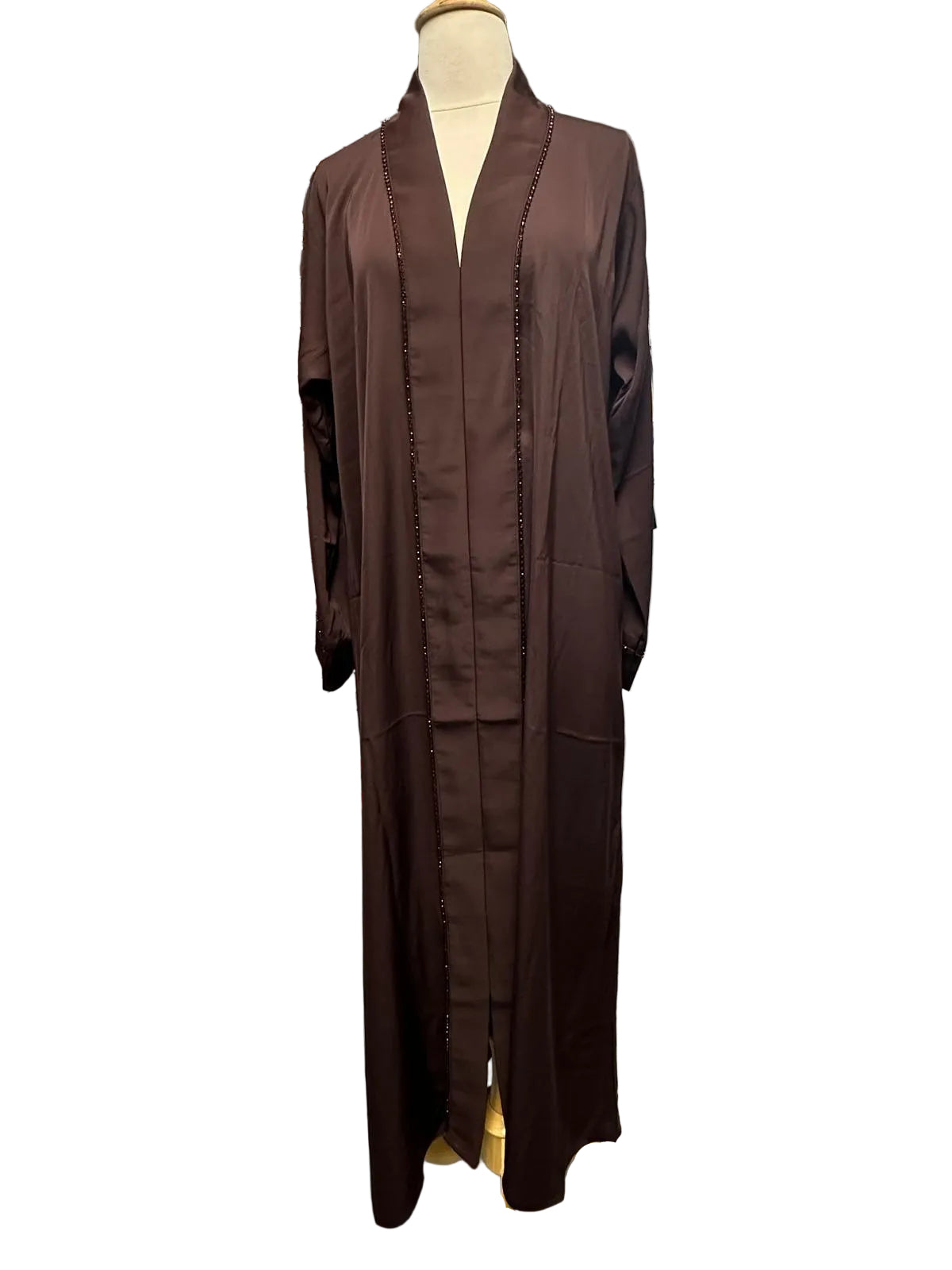 Front bead work, Abaya