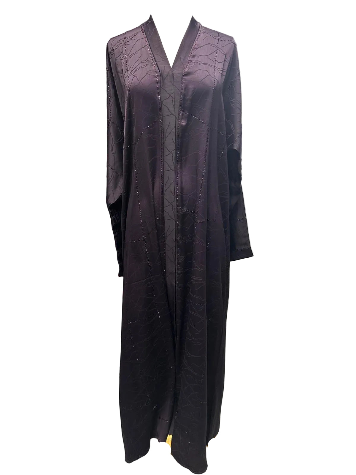 Silky stonework Abaya