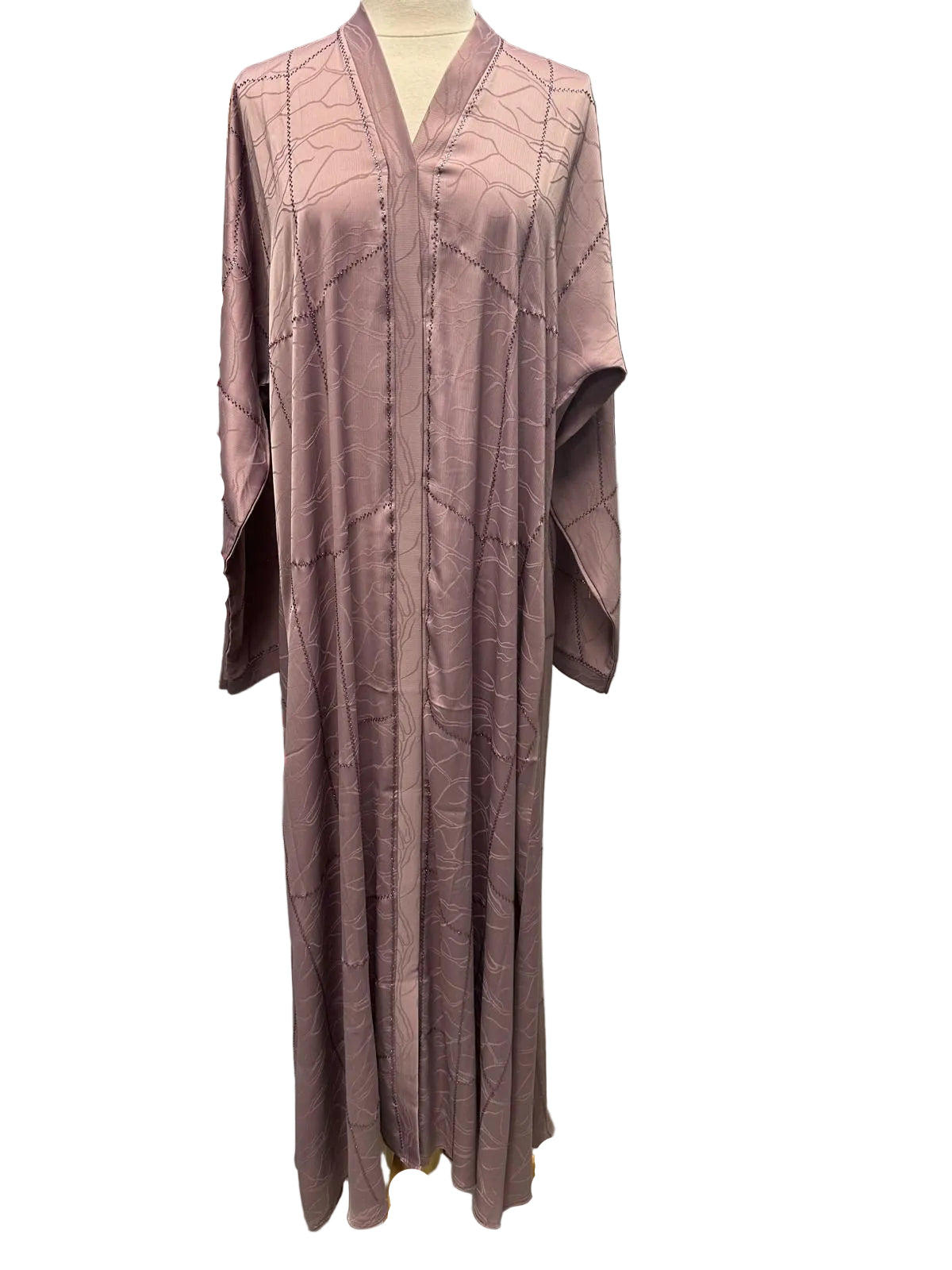 Silky stonework Abaya