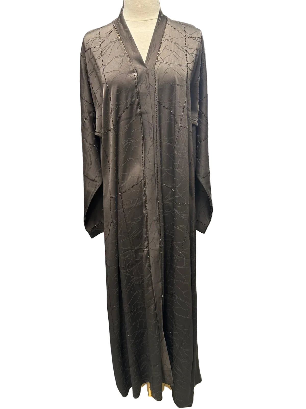 Silky stonework Abaya