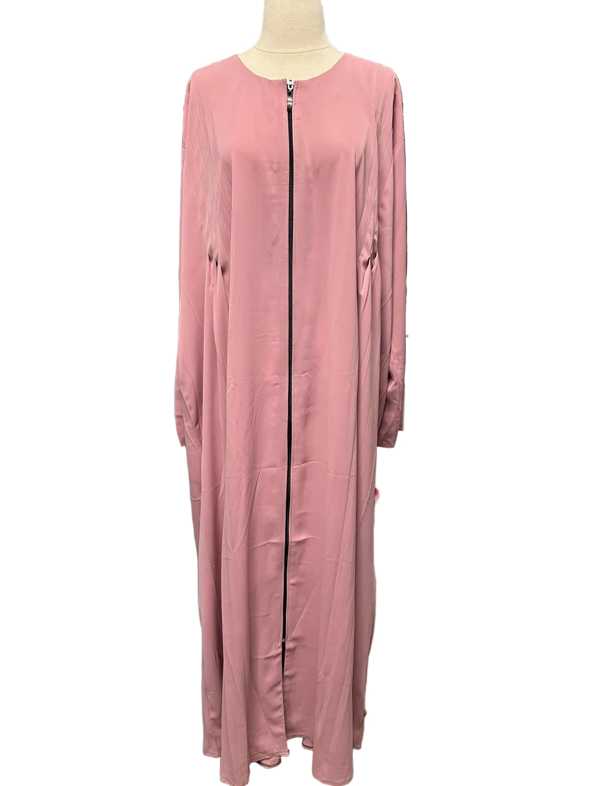 Flowy Zip Up Abaya- 02