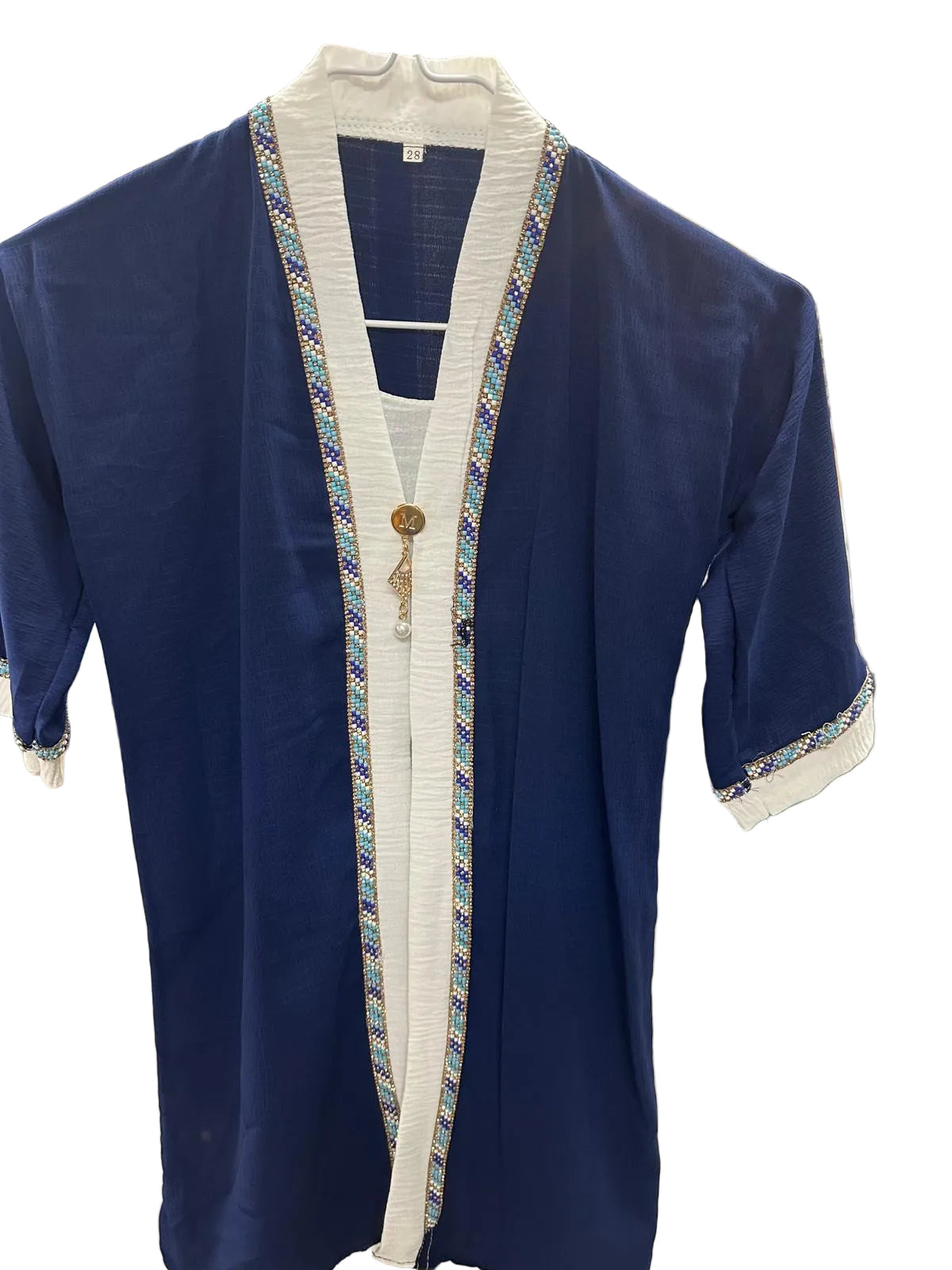 Girl Abaya with Attached Underdress-02