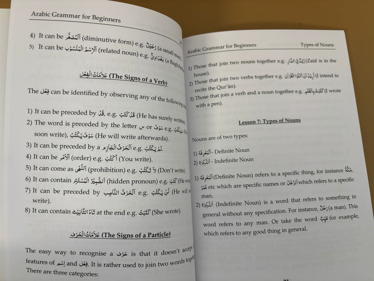 Arabic Grammar for Beginners