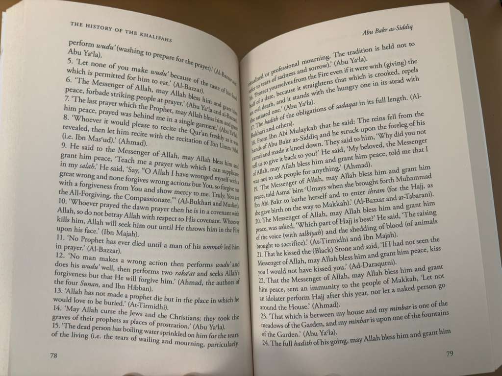 The History of the Khalifahs Who Took the Right Way