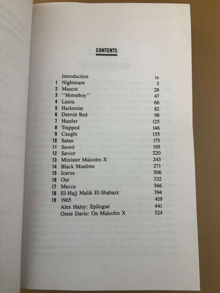 The Autobiography of Malcolm X