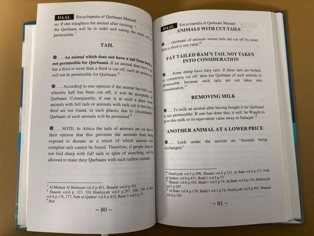 Encyclopedia of Qurbaani Laws