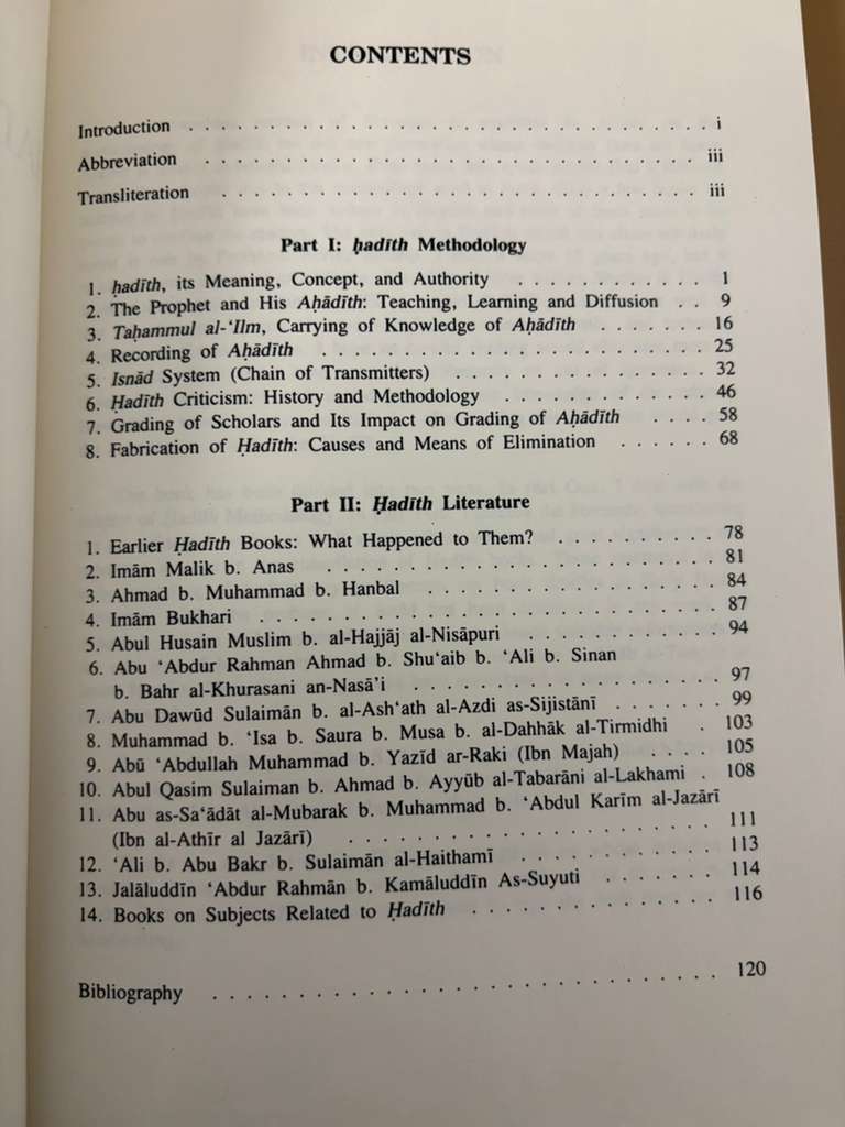 Hadith Methodology and Literature
