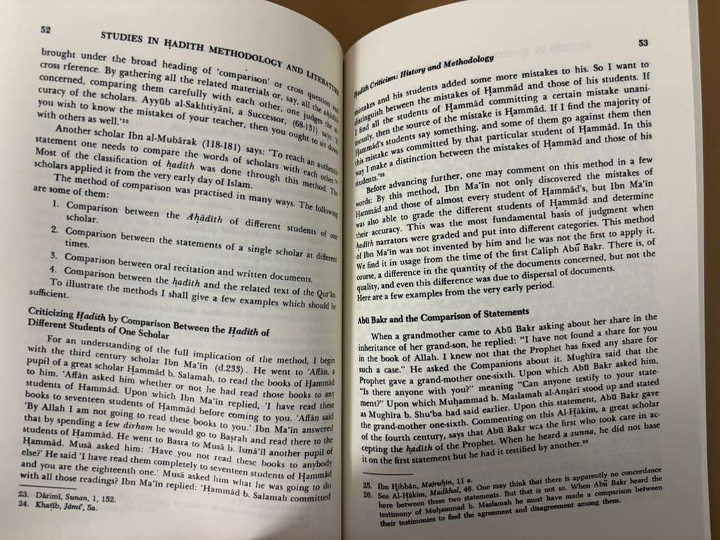 Hadith Methodology and Literature