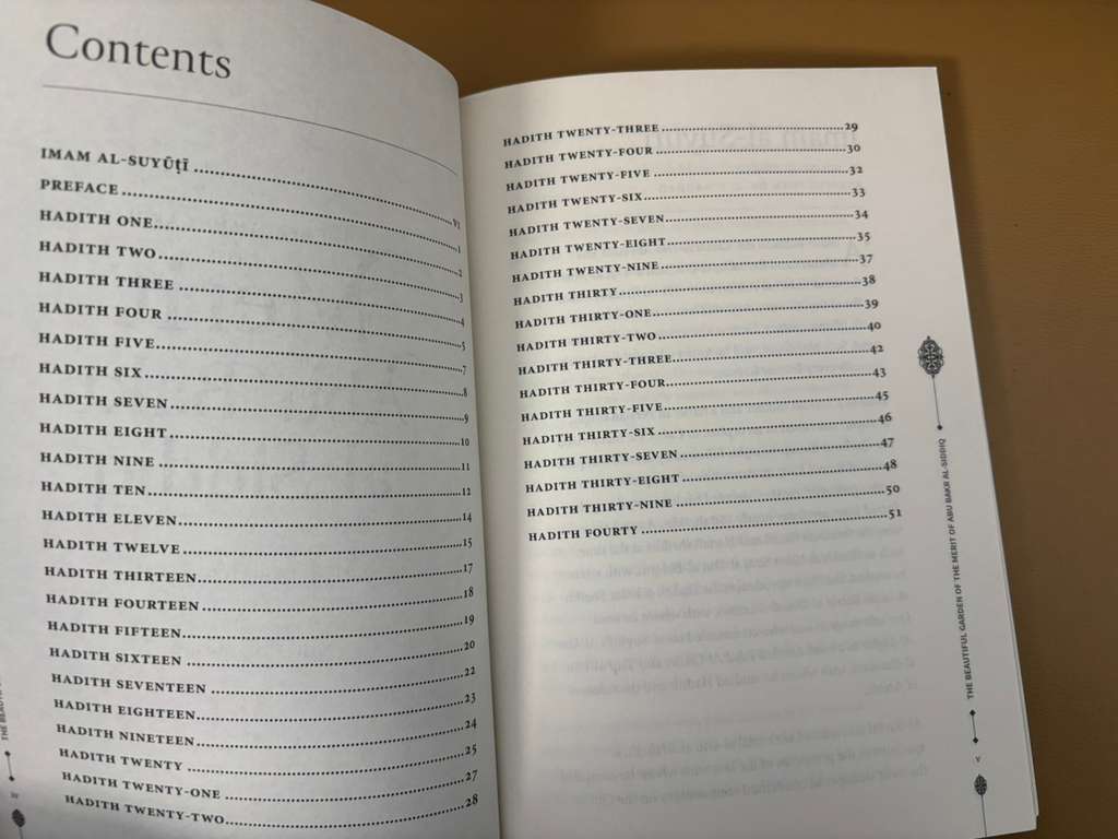 The Beautiful Garden of the Merit of Abu Bakr al-Siddiq