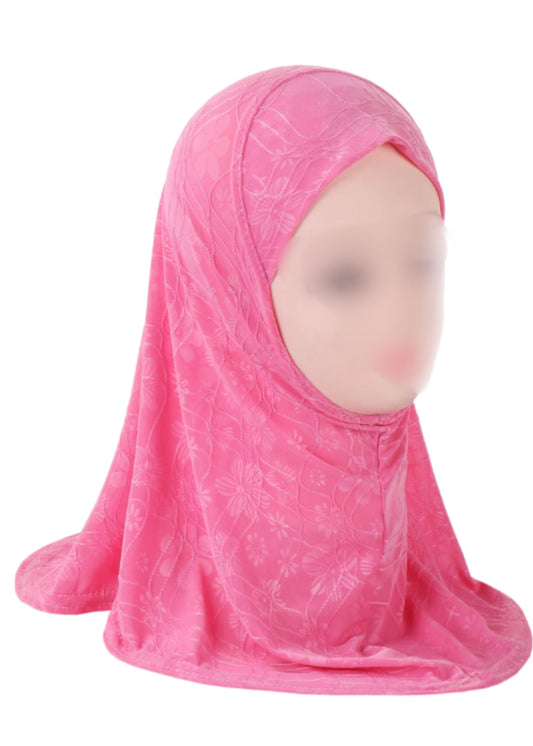 Colorful Floral Girls Hijabs